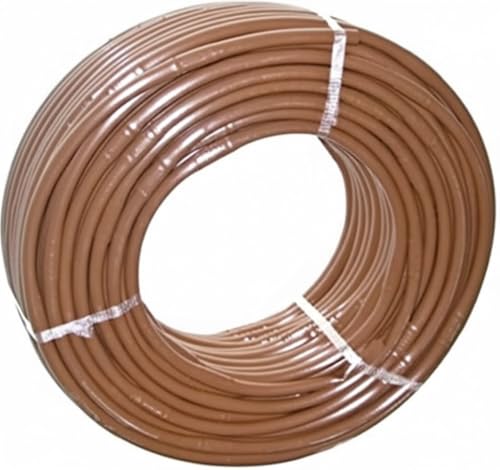 Suinga. TUYAU GOUTTE a GOUTTE de 16 mm avec goutteurs turbulents intégrés tous les 35 cm, marron. 100 m. Épaisseur de la paroi: 1 mm. Débit: 2,5 l/h