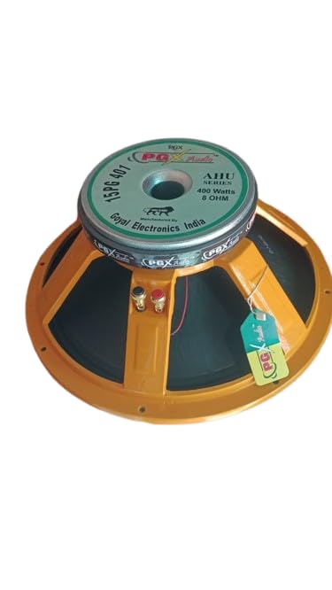PGX Audio 15PG 407 AHU Series 15-Inch DJ Speaker | 400 Watts | 8