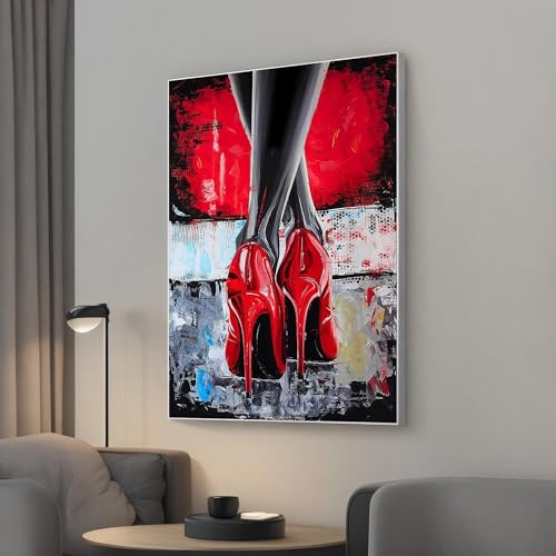 Tableau d'art mural femme sensuelle habillage grand mur vide 140cm