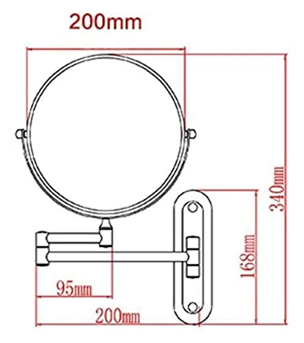 Miroir de maquillage mural moderne pour sublimer votre éclat quotidien - 7