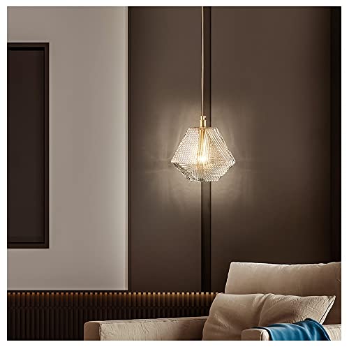 Lustre de luxe tout en cuivre à 4 têtes pour une décoration de chambre raffinée