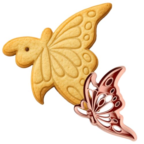 Tagliabiscotti Farfalla 9,8x6,8 cm – Stampino per Biscotti a Tema Primavera in PLA Stampato in 3D – Decorazioni Dolci Handmade - Instile3D