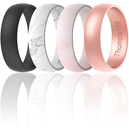 Bague caoutchouc rose clair alliance silicone fitness et outdoor