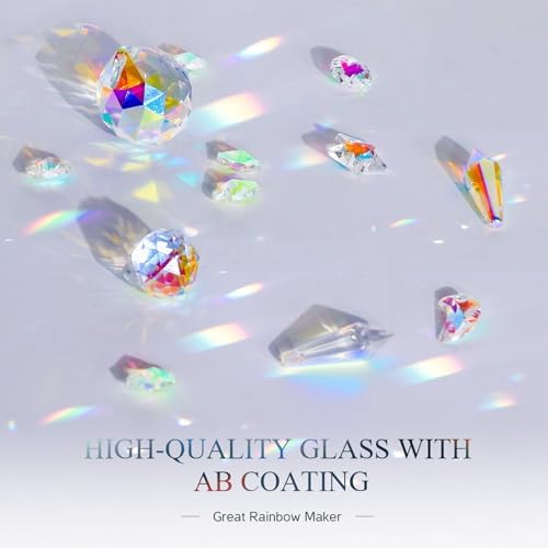 Felixcraft Suncatcher Kit, Crystal Suncatcher Making Kit with 56 Suncatcher Beads & 180 Pcs DIY Accessories, Great Craft Kit for Adult to Make Suncatchers for Windows Hanging, Medium — view 5
