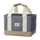 [カインズ] CAINZ 折り畳みバッグ 小 幅28cm 奥行18.5cm 高さ18cm グレー Kumimoku 折りたたみ ピクニック レジャー アウトドア 収納 ボックス