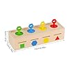 Amesor Juguetes De Clasificación Para Niños Pequeños - Juguete Educativo De Madera Para Primera Infancia,Caja Con Cerradura Educativa Para Formas Y Colores, Juego De Desarrollo Para Cumpleaños, Viajes #5