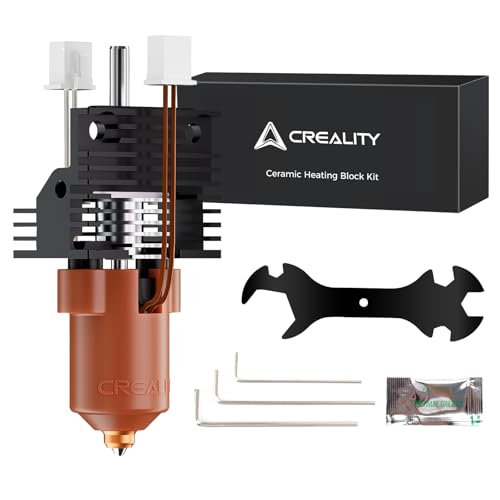 Creality Official K1 Max/K1/K1 SE/K1C Hotend �A�b�v�O���[�h�Z���~�b�N���M�u���b�N�L�b�g�A�o�b�N���t���^�[�~�i���AK1�V���[�Y3D�v�����^�[�z�b�g�G���h�p�������j�R�[���N�C�b�N�X���b�v�m�Y���Z�b�g 600mm/s