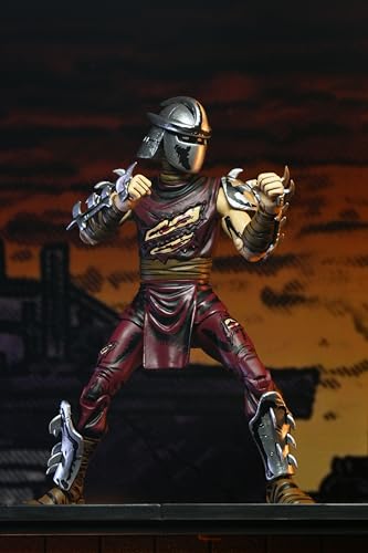 NECA Teenage Mutant Ninja Turtles Mirage Comics Battle Damaged Shredder 7" Scale Action Figure