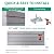 FRAYSCENT Slat Wall Paneling Garage Slat Wall Storage Systems Slatwall Panels Power Tool Organizer Wall Mount, PVC Garage Storage & Organization Products Slate Board (Grey, 4ft x 8ft)