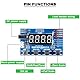 DAOKAI HX711 Gewichtssensor Wägezellenmodul A/D-Modul Digitales Wägezellenmodul Display 24-Bit-Wägemessgerät Elektronische Waage Anzeigemessgerät mit Micro-zu-USB-Kabel