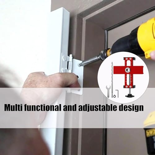 Outil de positionnement de porte d'armoire avec verrou réglable - 4