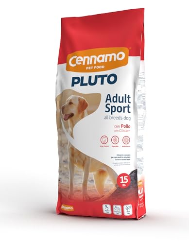 PLUTO DOG ADULT SPORT 30/20 15Kg. Alimento completo per cani adul...