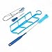 VGEBY Set Outils de Nettoyage pour Sac d'eau 4 en 1 Kit de Nettoyage Universel avec 3 Brosse Ecouvillon Pliable pour Sac d'Hydratation Tuyau Poche à Eau