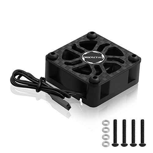 Hobby 30mm 27000 High RPM RC Car Fans - Replacement Fans (Without Motor Heatsink) for 1/8 1/10 RC Car Truck Buggy Truggy