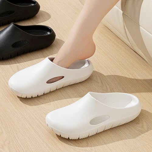 Image of Garden Clogs for Women and Men, Arch Support Work Shoes Comfort Non-Slip Waterproof Mules Nurse Sandals, Slip-on Outdoor Beach Slippers Unisex Adult Classic Closed Toe Slides