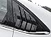 Autophoton for Volkswagen Jetta MK7 2019-2023 Exterior Glossy Black Rear Window Louver Shutter Cover Trim 2pcs Car Accessories(Not fit for R-Line Sedan 4-Door, GLI Version,Sport Version)