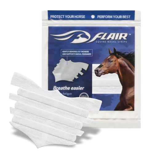 FLAIR Tiras nasais equinas pacote com seis