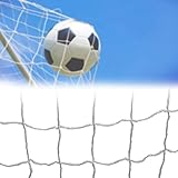 Material resistente: esta red de repuesto para portería de fútbol está hecha de fibra de polipropileno de alta calidad que es resistente y duradera, también puede soportar el impacto de un golpe fuerte, lo que te permite disfrutar del proceso de patadas felizmente