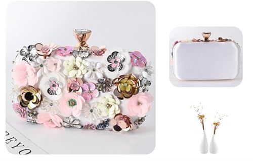 ヤングYXE-887] サテン カラフル ビーズ フラワー ディナー