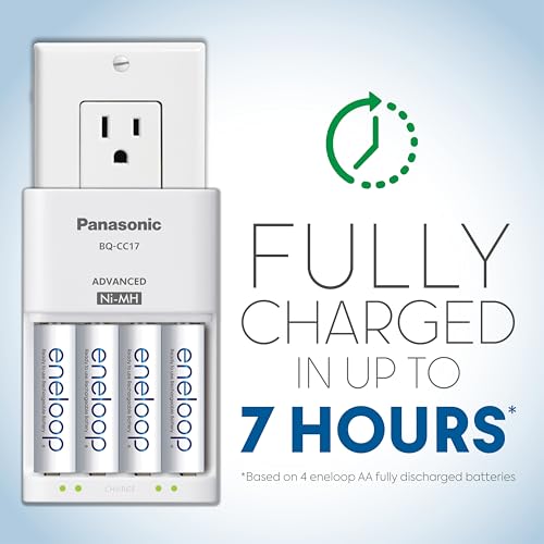 Eneloop Panasonic K-KJ17MC124A Super Power Pack 12AA, 4AAA, 2 C Adapters, 2 D Adapters, Advanced Individual Battery Charger and Plastic Storage - Image 6