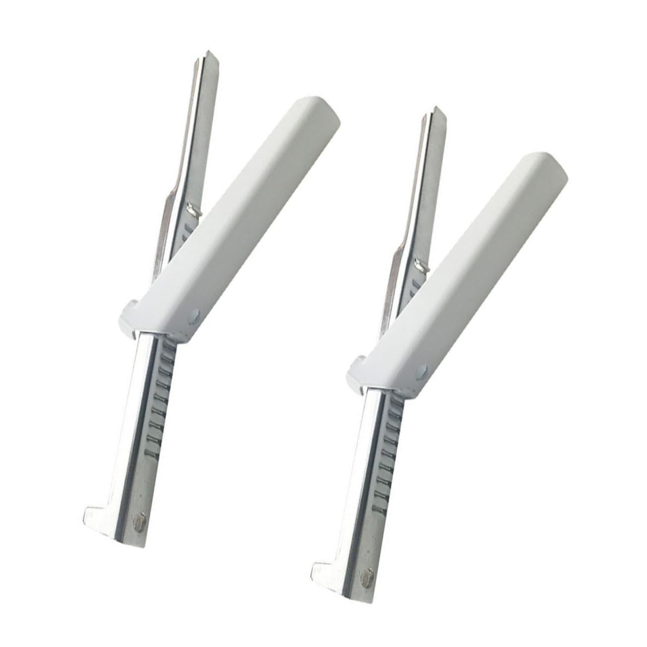 Healifty 2Pcs Adjustable Stainless Steel Skid Can Openers Multipurpose Bottle and Jar Openers for Lids Under Ergonomic Design for Easy Use