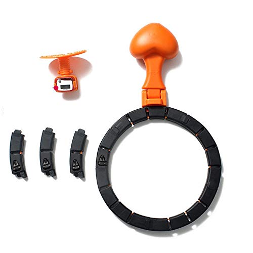 fghdf Bodybuilding Home Equipment Hoop Gymnastics Child Portable Sports Hoops Yoga Waist Exercise Detachable Hoop Muscle Trainer