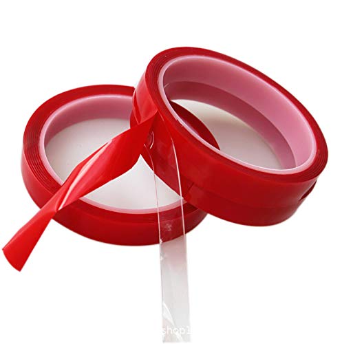 Multipurpose Double Sided Transparent Tape, Washable Reusable Mounting Tape, Heavy Duty Silicone Traceless Gel Grip Nano Adhesive Tape for Glass, Metal, Kitchen Cabinets or Tile?11.5FT?