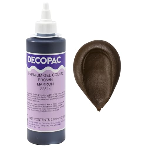 DecoPac Premium Gel Food Coloring | Brown Food Coloring For ...