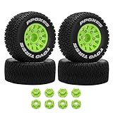 Materiali del prodotto: questi pneumatici e ruote per camion da corsa corta 1:8 o 1:10 sono realizzati in gomma morbida, plastica e inserti in schiuma. L'anello in spugna integrato ha un forte assorbimento degli urti e un'eccellente resistenza all'usura, che allevia efficacemente le vibrazioni dell'auto a causa della superficie stradale irregolare. Quindi questi pneumatici sono più pratici e durevoli