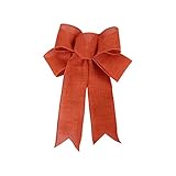 🎀 【DÉCORATION DE NOËL PARFAITE】: Cette decoration d'arc de sapin de Noël est votre decoration de Noël parfaite. Elle convient non seulement aux arbres de Noël, aux guirlandes, aux fenêtres, aux cheminées, aux rampas d'escalier, etc. , mais peut également être utilisée pour emballer des cadeaux, en donnant moins cadeaux monótonos.