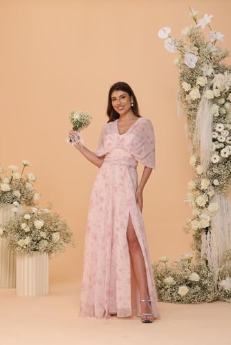 SEIM Women's Transformer Long Bridesamid Dress Multi-Way Wrap Convertible A Line Pleated Formal Evening Gown4