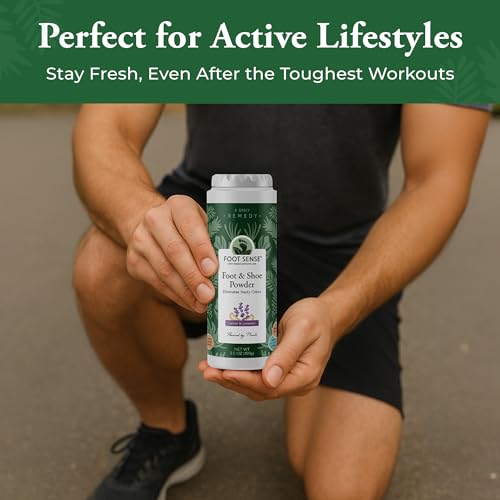 Foot Sense All Natural Smelly Foot & Shoe Powder-2.8 Oz
