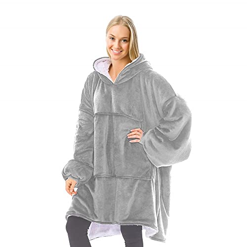 Actiforme Sweat en plaid chaud et doux - vêtement confortable d'intérieur Toodhoodie