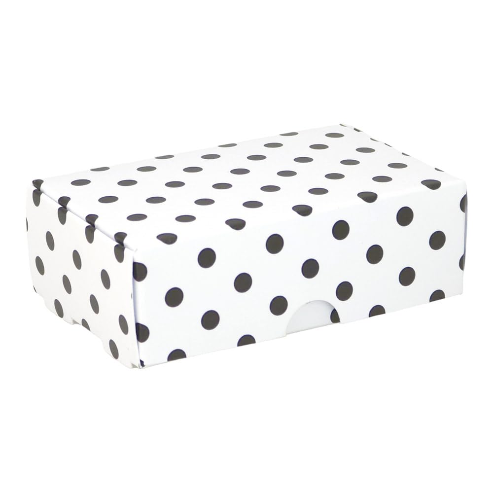 That's Crackers Monochrome Dots | Little Gift Box | Soap Bar Sized | Single Box | 57x88x30mm