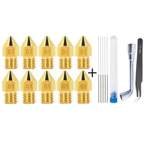 �݊���������܂�Creality Ender 3 CR 10 �V���[�Y MK8 ���o�@�^�J�m�Y�� 0.1 �` 1.0mm 3D �v�����^�[�m�Y���N���[�j���O�L�b�g(0.1mm-tool set)