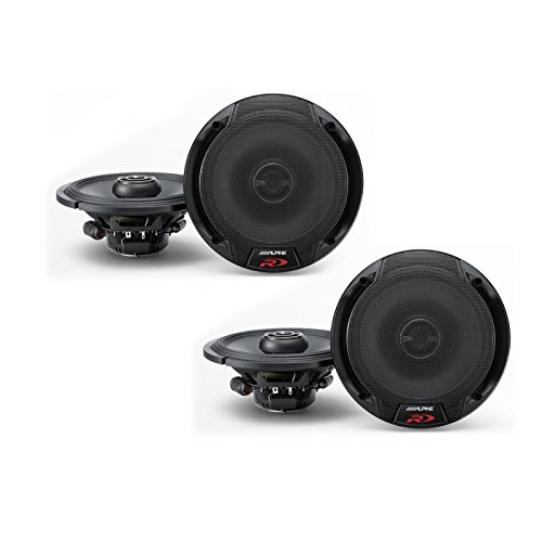Alpine SPR-60 6-1/2" Coaxial 2-Way Speaker Set Bundle