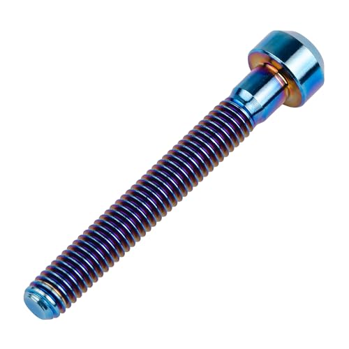Image of Titanium Torx Square Head M6 x 10 15 20 25 30 35 40 45 50 60 65 70 80mm Screw Pack of 5 (Burn Blue, M6x45mm)
