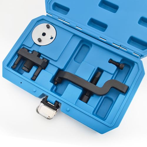 Gunpla Wasserpumpe Removal Kit Wasserpumpen-Ausbauwerkzeug 3-Teiliges Set Enthalten Wasserpumpen-Abzieher, Antriebsrad-Abzieher und Spezialschlüssel für VW T5, Touareg 2.5D