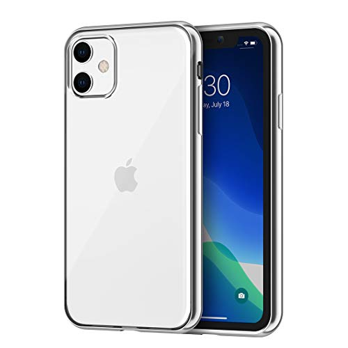 YOMYM Coque pour iPhone 11, Cristal Limpide Ultra Mince Étui Protection Absorption de Choc, Coque Anti-Rayures en Silicone TPU (6.1)
