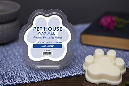 Image of Pet House Scented Wax Melts Long-Lasting, Pet-Friendly Plant Based, Wax Melts for Home, Moonlight 3 OZ Each, 2 Pack