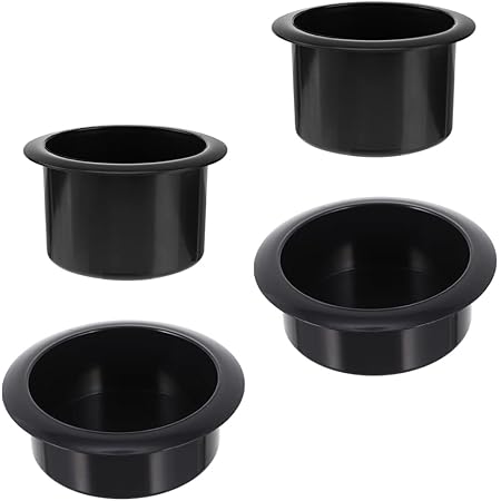 Plastic Car & Truck Cup Holders 8-Pack Black S - 2 7/8 Inch Diameter For Boat, RV, Truck, SUV, Or Poker Table Plastic Cup Holder - Foto 2