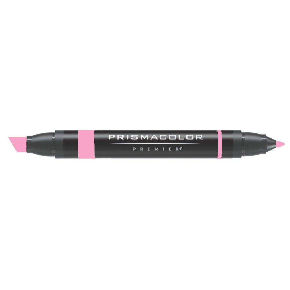 Prismacolor Double-Ended Marker, Broad and Fine Tip, PM1 Process Red (3452)