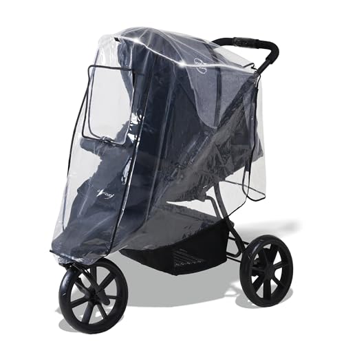 Regenschutz für Baby Jogger und Dreirad Kinderwagen, Regenverdeck Buggy...