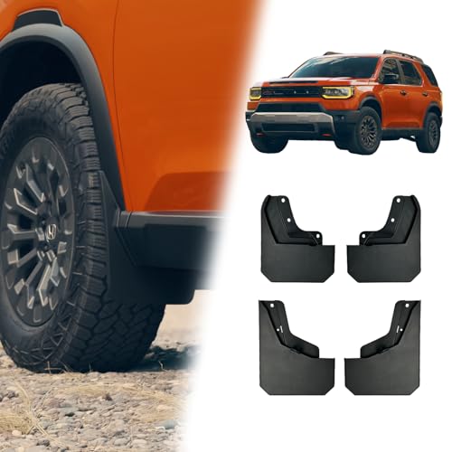 Image of Mud Flaps Splash Guards for Honda Passport 2026, Durable Mud Guards, No-Drill Installation, Protects Against Mud, Rocks, and Debris, 2026 Honda Passport Accessories (4PCS)