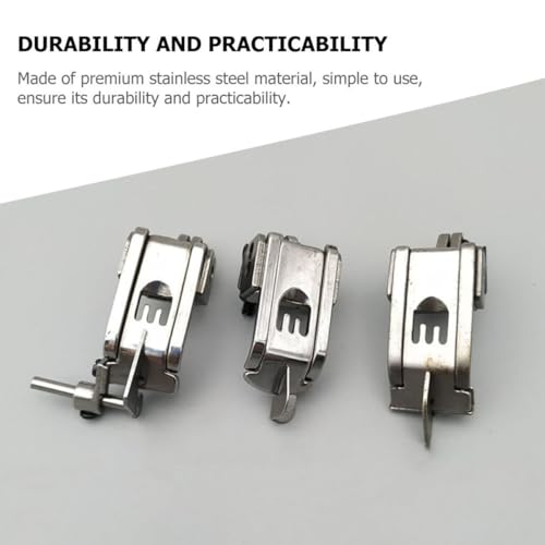 Pie prensatela plano ajustable para máquina de coser miniatura 6