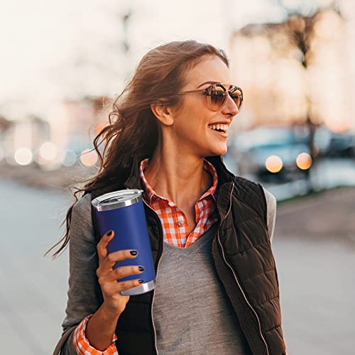 2 Pack 20Oz Magnetic Tumbler Lid, Fits Yeti Rambler Or Old Style Rtic Coffee Tumbler - Replacement For Spillproof Ozark Trail Lids, Magnetic Slider Switch Spill Proof Tumbler Cover, Bpa Free #TOP6