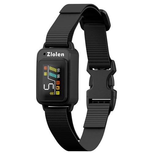 Zlolen Bark Collar - Rechargeable AI Upgrade Anti Barking Collar for Dogs Smart Dog Bark Collar for Large Medium Small Dogs, (No)Shock Bark Collar with 3-5K Dogs' Barking Samples&Barking Times Record