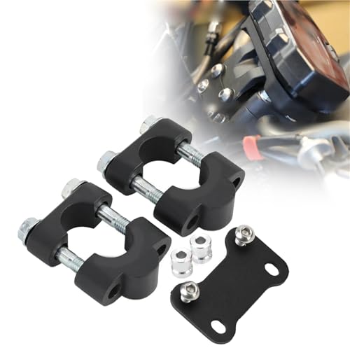 Adaptateur extension guidon 22 mm Yamaha MT-07 avec rehausse ergonomique supérieure