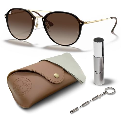 Ray-Ban RB4292N BLAZE DOUBLE BRIDGE Phantos Shaped Sunglasses for Men & Women with Official RAYBAN Eyewear Kit