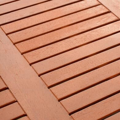 OOGarden - Table de Jardin Aluminium Eucalyptus 2 m pour 8 Personnes Barcelona